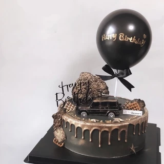 4/6ชิ้นสุขสันต์วันเกิดรถชุดธีมเค้กด้านบนตกแต่งของขวัญของเล่นเด็ก