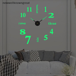 Newwellknowngreat 1 PC 3D นาฬิกาแขวนกระจกสติ๊กเกอร์ติดผนัง C…
