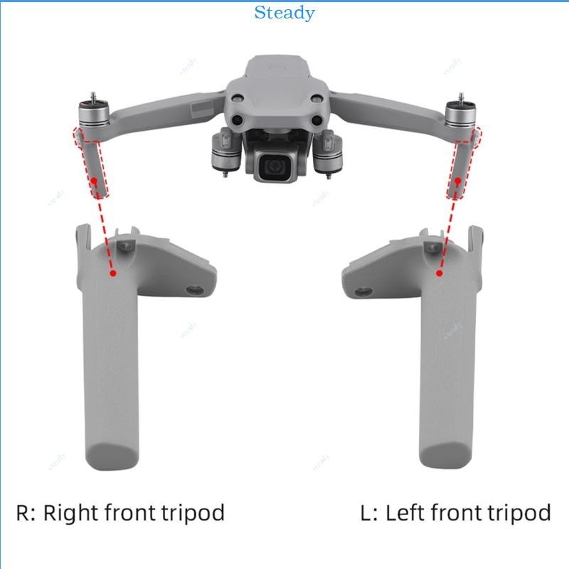 Steady Replacement Landing Gear เท้าขาหน้าซ้ายและขวาสําหรับ DJI-Mavic Air 2S อุปกรณ์เสริมโดรนอะไหล่ซ