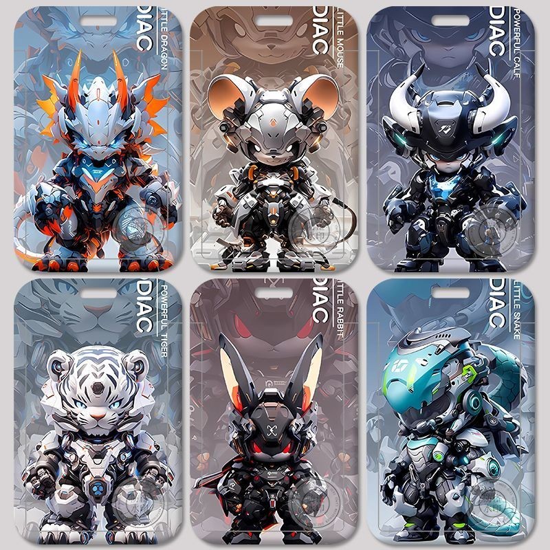 Dragon Zodiac Card Set Campus Student Bus Access Control Work ID Card Water Card ฝาครอบป้องกัน