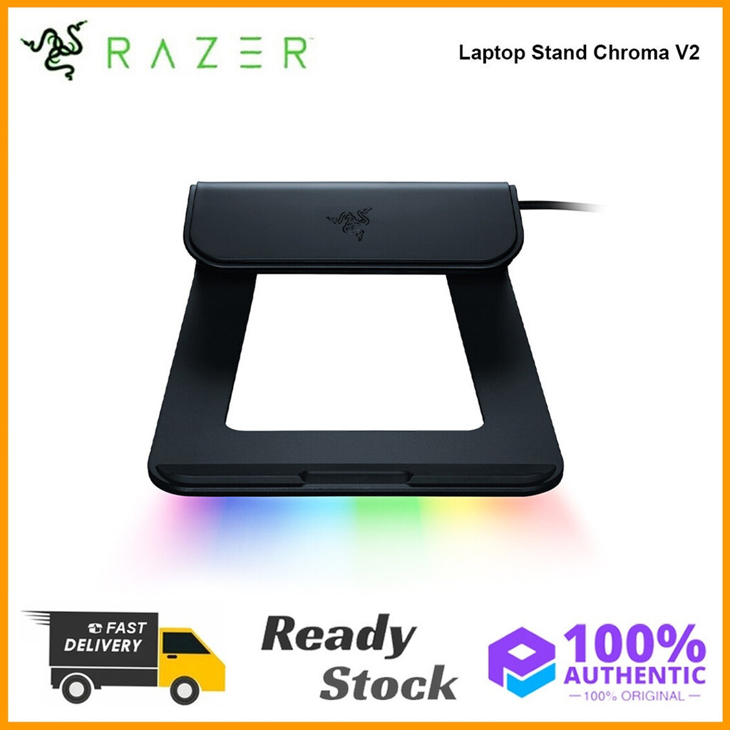 Razer Laptop Stand Chroma V2 พร้อม USB-C 4 พอร์ตสําหรับ Razer Blade และแล็ปท็อปอื่นๆ