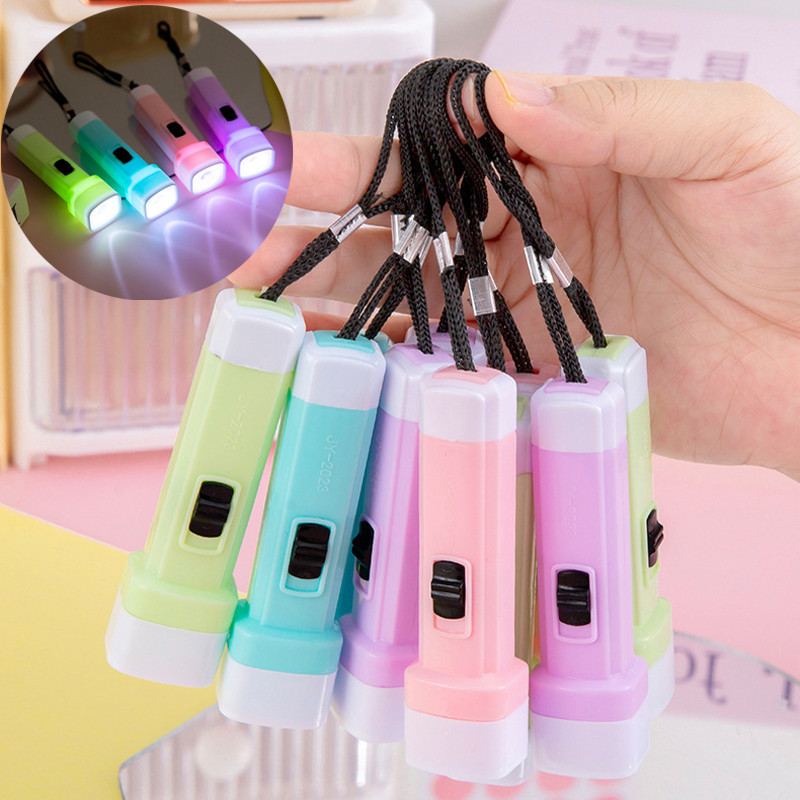 สีสแควร์หัวไฟฉายขนาดเล็กแบบพกพาไฟ LED กระเป๋า Charm YL236