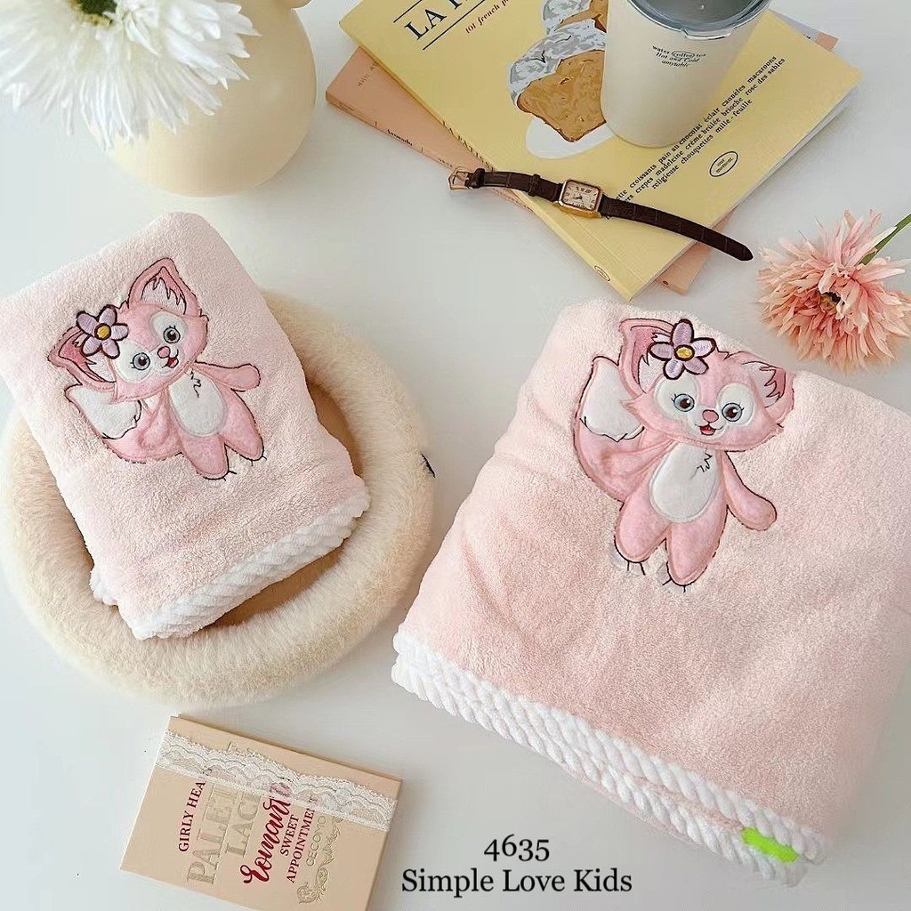 [Simple Love Kids] ผ้าเช็ดตัวลายการ์ตูน 4635