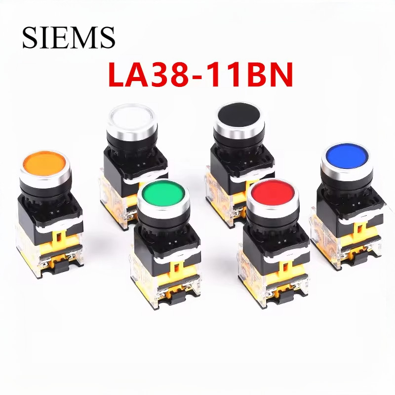 La38-11bn กดประเภทสวิตช์ไฟปุ่มกด 22 มม.Self-Locking Self-Resetting Start-Stop ON-OFF ปุ่มกลม BNZS