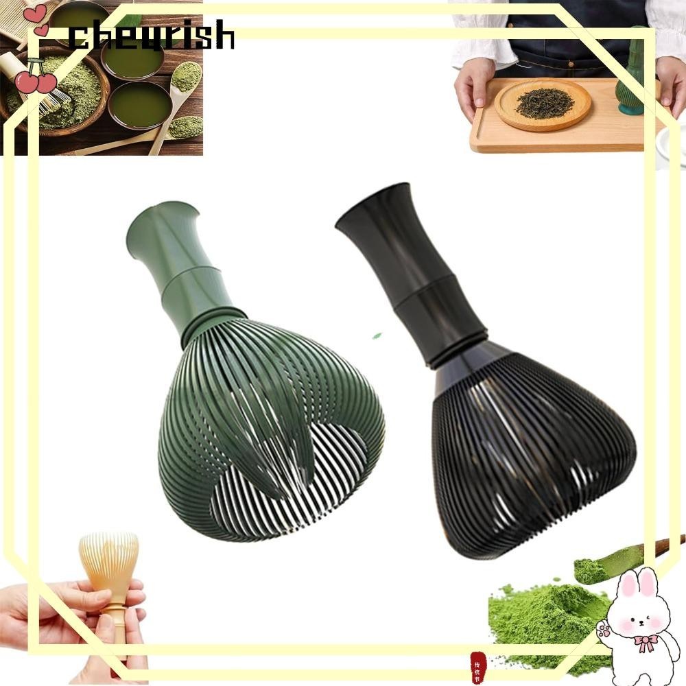 Cheurish Matcha Whisk, With Whisk Holder ABS Resin Whisk, Food Grade Reusable Green Tea Powder Whisk