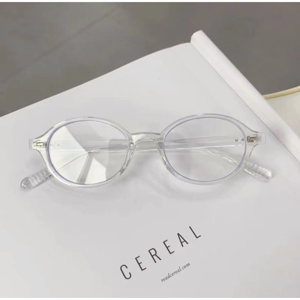 👓แว่นตาแฟชั่น👓 -50~600° แว่นตาสายตาสั้นชายและหญิง แว่นป้องกันแสงสีฟ้า กรอบแว่นตาทรงกลม 1128 - รูปที่ 5