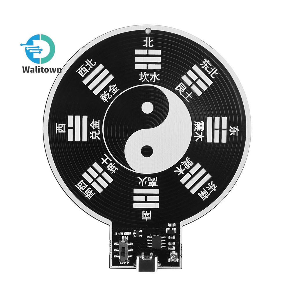 DC5V Schumann Wave Generator รุ่นคลื่นแม่เหล็กไฟฟ้าเครื่องกําเนิดสัญญาณชีพจรความถี่ต่ํามาก 7.83HZ TYPE-C