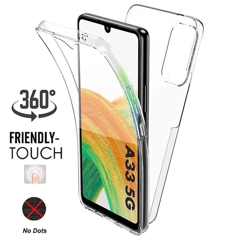 เหมาะสําหรับ Samsung A12/A10/A02S 360 เคสโทรศัพท์มือถือแบบรวมทุกอย่างซิลิโคนด้านหน้าด้านหลังฝาครอบแบ