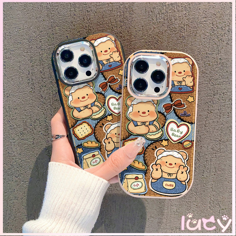 Lucy Baby bear หมีเนย iPhone15promax เคสไอโฟน14 13 12 11Promax 7P 8 Plus X XR XSMax SE 2020#061153