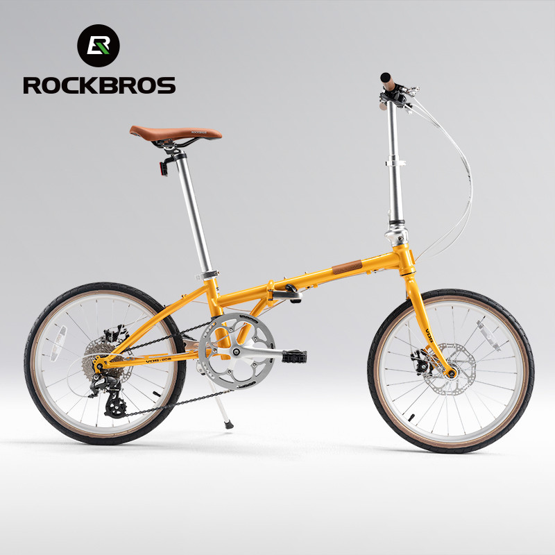 【พร้อมส่ง】ROCKBROS จักรยานพับ 20 นิ้วแบบพกพา Commute 8-Speed Disc เบรคยานพาหนะนักเรียนผู้ใหญ่จักรยาน Unisex — صورة 2