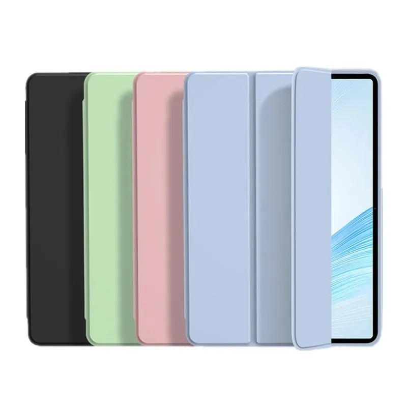 Onepluspad PadGo PadPro Pad2 Magnetic TPU Tri-fold Bracket ซิลิโคนกันกระแทกแท็บเล็ตสําหรับ OnePlus Pad 2 Go Pro 11.35 11.6 12.1 นิ้ว Anti-Fingerprints แท็บเล็ตป้องกันหน้าจอ