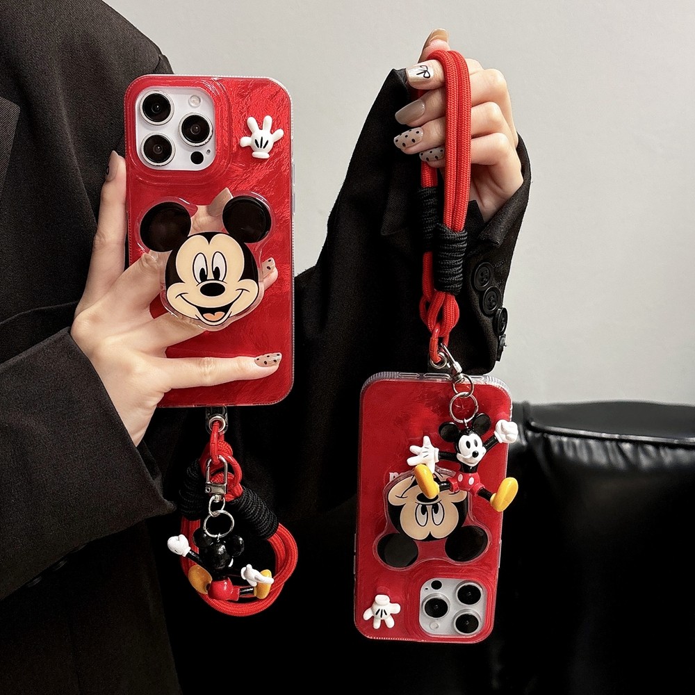 3d Palm Mickey จี้เหมาะสําหรับ Apple 15 Promax เคสโทรศัพท์ IPhone 14 ใหม่ 13 ใหม่ 15 ส่วนบุคคล 12 Anti Drop 14 Pro