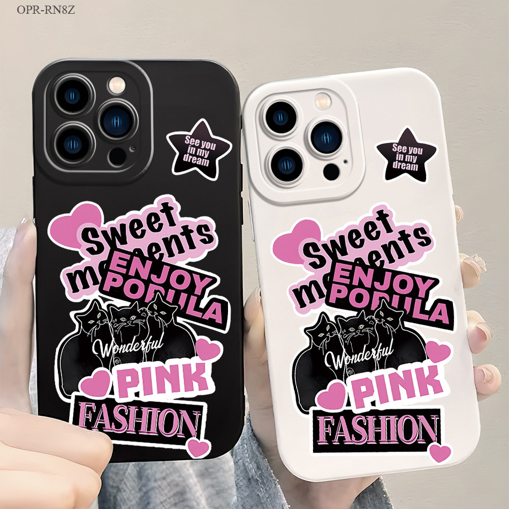Samsung Galaxy S21 S20 S10 S9 S8 FE Plus Ultra S21+ S20+ 5G เคสซัมซุง สำหรับ Pink Fashion เคส เคสโทรศัพท์