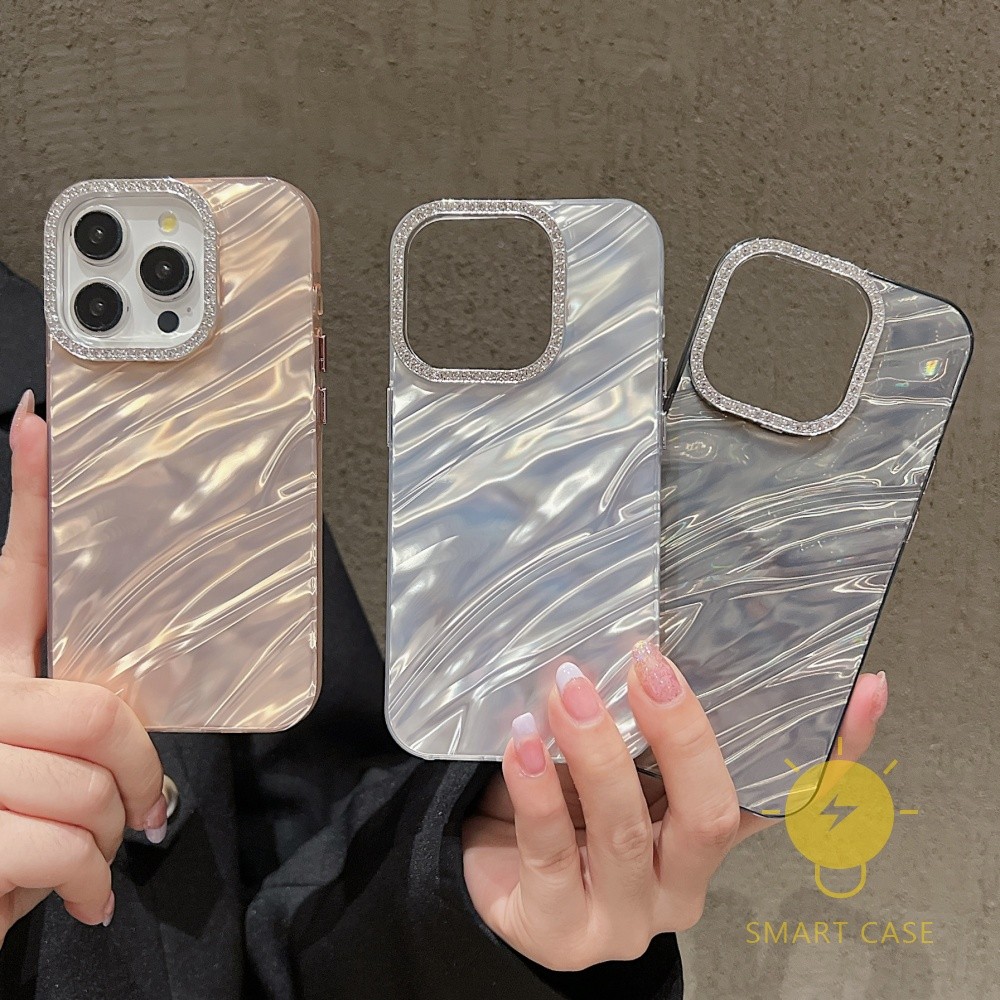 For เคสไอโฟน 13 [Water Ripple Diamond] เคส Phone Case For iPhone 15 Pro Max 14 Pro Max 13 12 11 For 