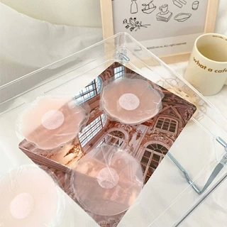 Aurora 🛒พร้อมส่ง🚚 (รูปถ่ายจากงานจริง)ซิลิโคนปิดจุก Strapless Bra ซิลิโคนแปะจุก แผ่นแปะหัวนม เนียนสุดๆ ซิลิโคนปิดหัวนม