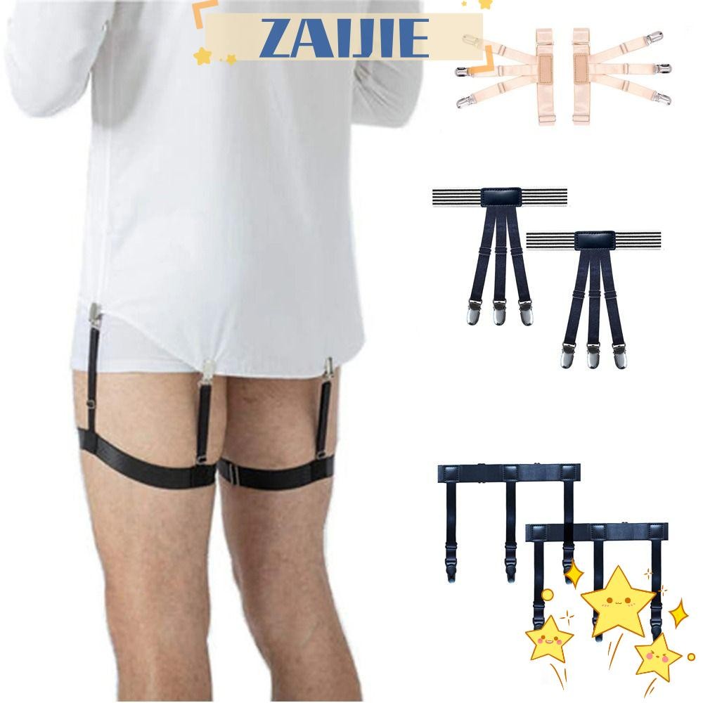 Zaijie24 สายรัดต้นขา แบบยืดหยุ่น กันลื่น ปรับได้ คุณภาพสูง