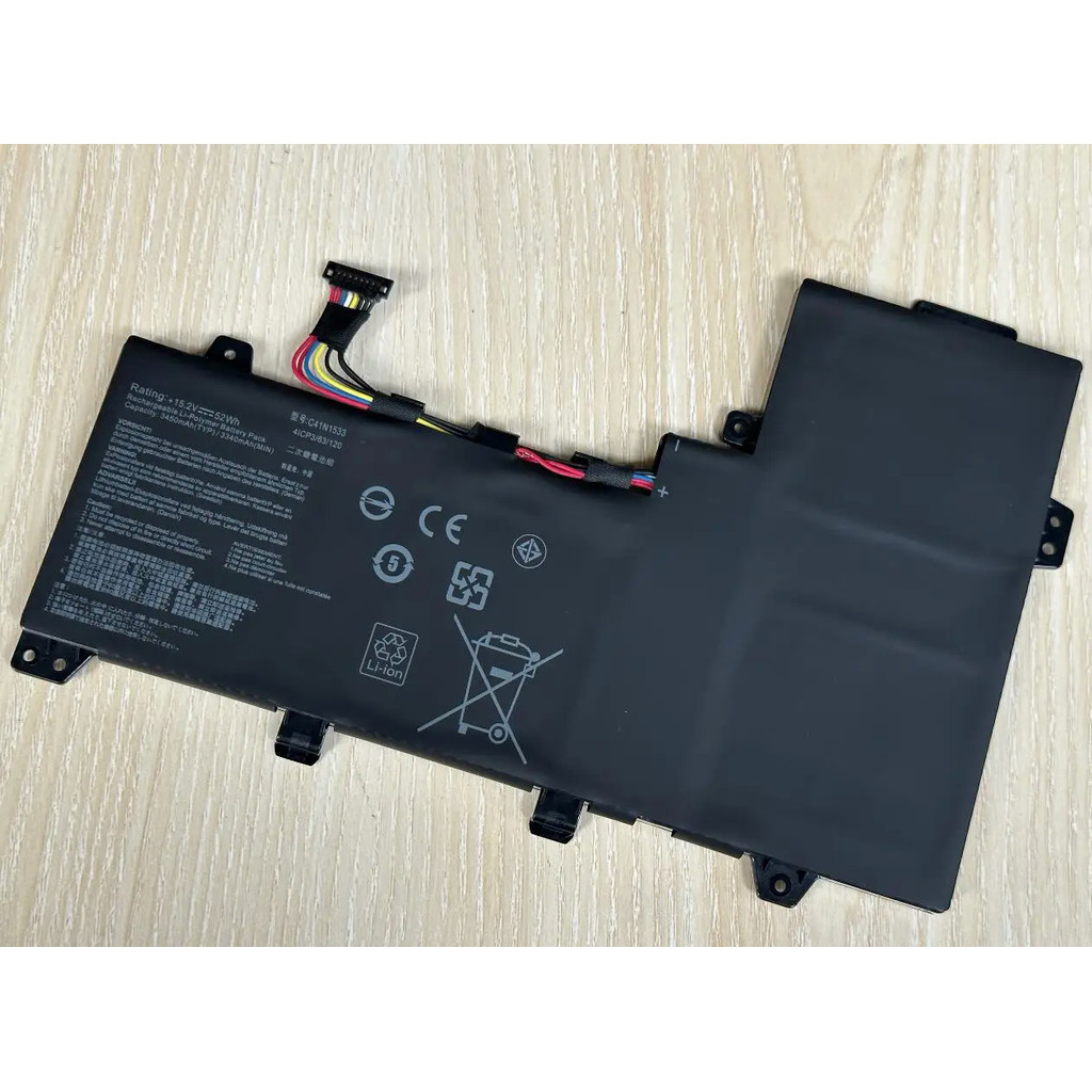 C41N1533 แบตเตอรี่แล็ปท็อป For ASUS ZenBook Flip UX560UQ UX560UX Q526U Q524U Q534U Q534UX UX560UQ UX