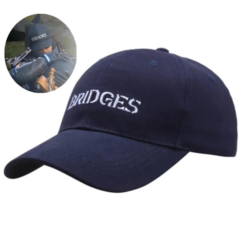 เกม Death Stranding หมวกสีฟ้า Sam Bridges เย็บปักถักร้อยเบสบอล Sun หมวกปรับ Breathable ผู้ใหญ่ Trucker Unisex หมวก