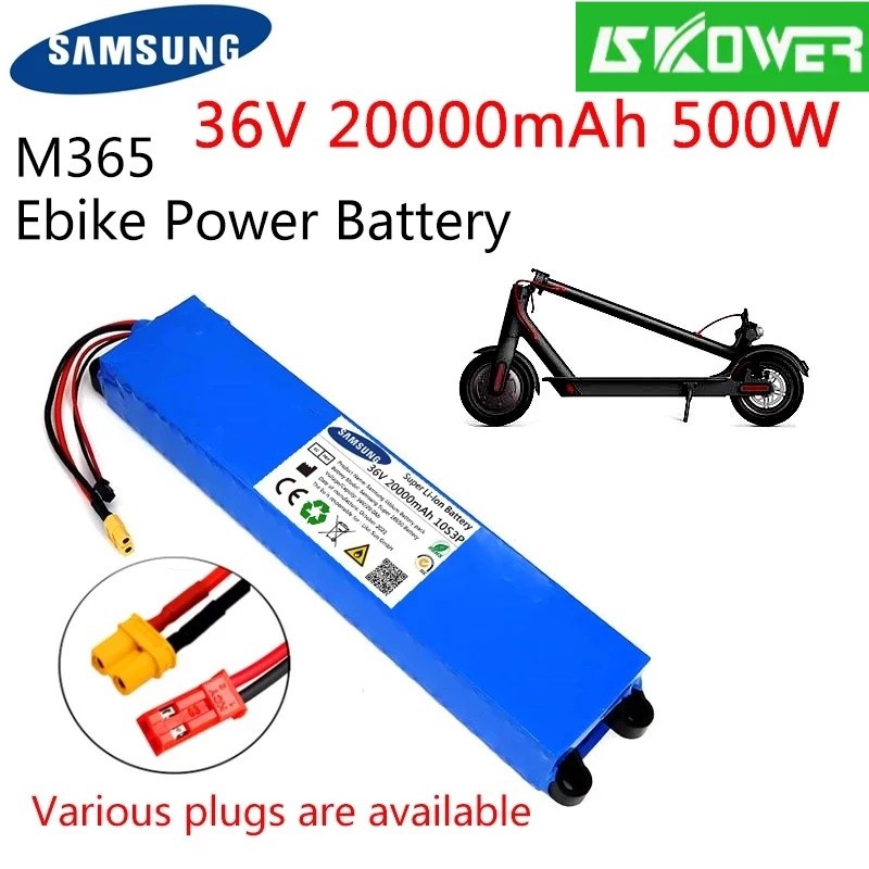 ✿36V Battery 20Ah 18650 lithium battery pack 10S3P 20000mah 500W Same port 42V Electric Scooter M365