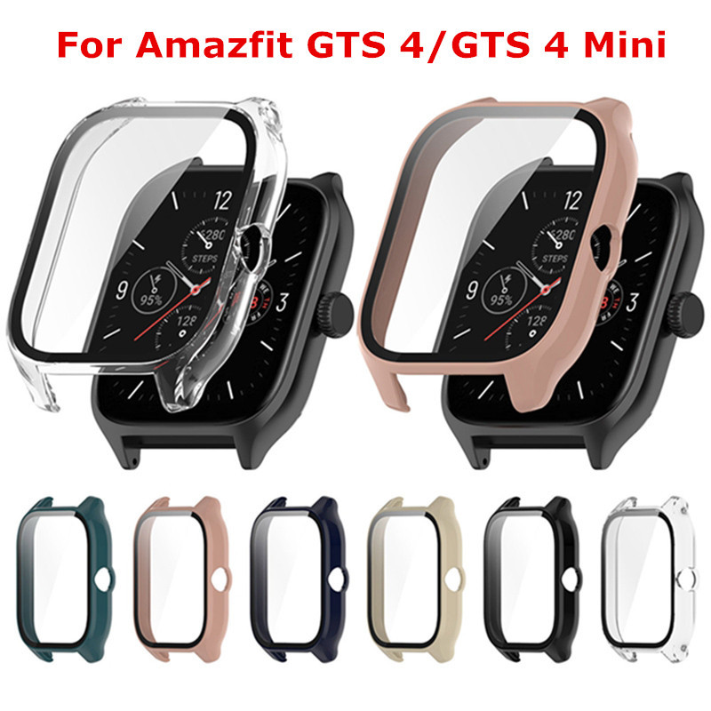 เคสพีซีป้องกันสําหรับ Amazfit GTS 4 สมาร์ทวอทช์กันชนป้องกันหน้าจอสําหรับ Huami Amazfit GTS4 GTS4 Min