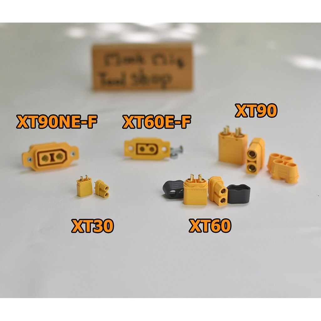 XT30 XT60 XT90 ยี่ห้อ Amass ของแท้ งานดีมาก เชื่อมแน่นรับกระแสสูง กระแสสูง งานแบตเตอรี่ Power Box อื