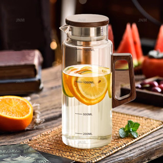 กาต้มน้ําแก้วกาน้ําชาความจุขนาดใหญ่เหยือกทนความร้อนในครัวเรื…