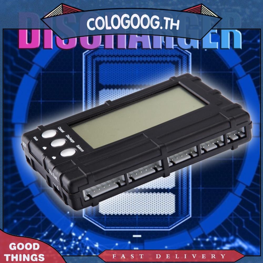 [colog.th] 3 in 1 LCD RC Battery Discharger Balancer Balancer สําหรับ 2-6s Lipo Battery Voltage Mete