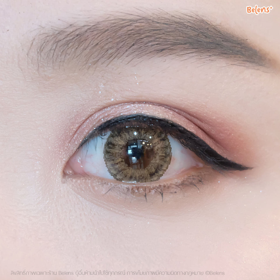 Stella mini (Brown) ค่าสายตา 0.00-10.00 คอนแทคเลนส์