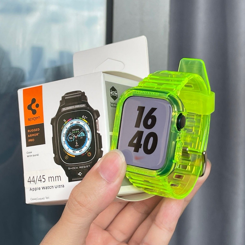 สายนาฬิกาข้อมือคริสตัล S-P-I-G-E-N สําหรับ iWatch Ultra 2 49 มม. 45 มม. 44 มม. 41 มม. 40 มม. 2 in 1 