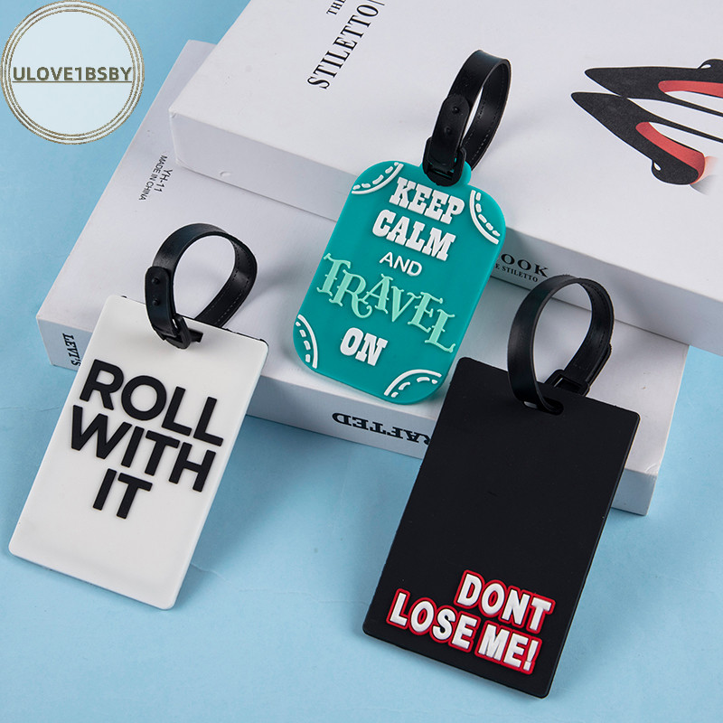 Ulove1bsby อุปกรณ์การเดินทางกระเป๋าเดินทางแท็กเดินทางชื่อ ID Addres Holder Baggage Boarding Tag TH