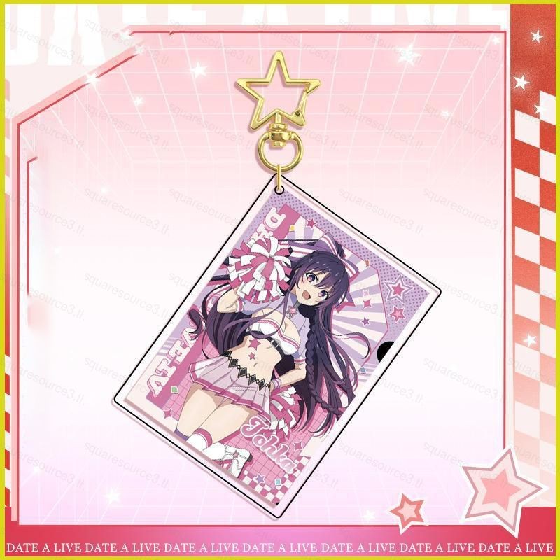 Sq3 DATE A LIVE Tobiichi Origami Yatogami Tohka Tokisaki Kurumi อะคริลิคพวงกุญแจกระเป๋าจี้