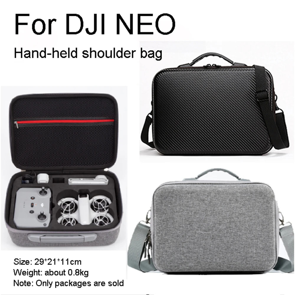 เหมาะสําหรับกล่องเก็บ DJI Neo RCN3 กระเป๋าสะพายแบบพกพา, Neo ติดตามกล้องชุดเครื่องเดินทางชุดอุปกรณ์เสริม