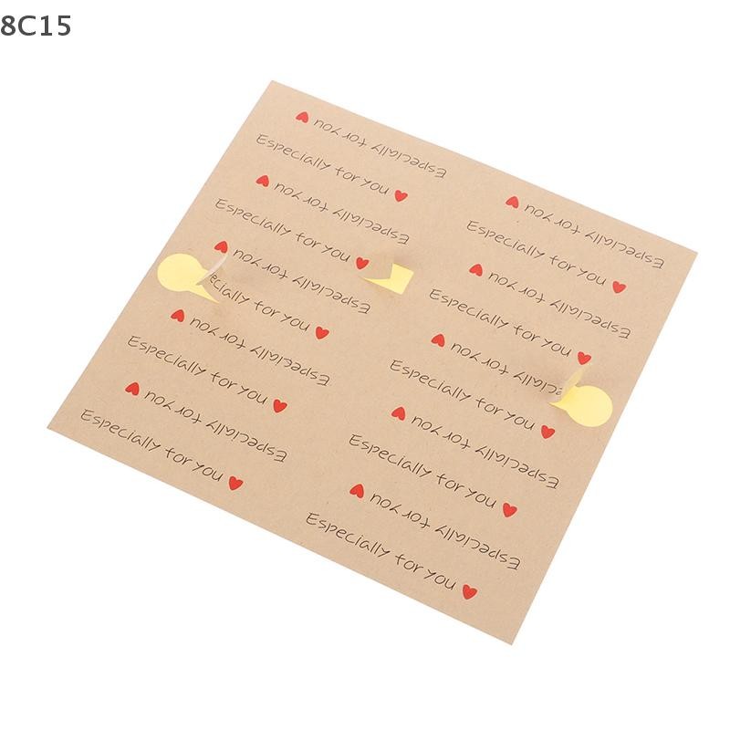 〔8C15〕 100 ชิ้นสําหรับคุณโดยเฉพาะสติกเกอร์กระดาษคราฟท์สมุดฉลากสติกเกอร์ 〔8C〕