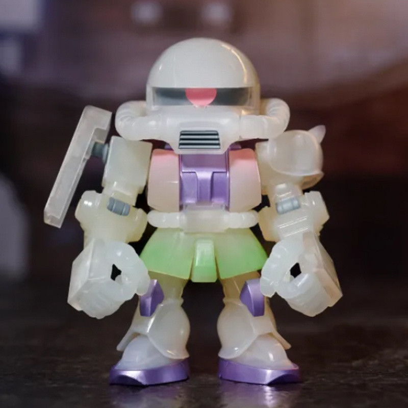 ของแท้ Gundam Qmsv Mini Zaku 2.0 Series Blind Box Second Bullet Hand-Made ชุดของเล่นตกแต่ง NS