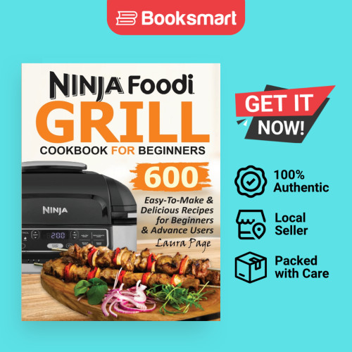 Ninja Foodi Grill Cookbook สําหรับผู้เริ่มต้น - ปกอ่อน - อังกฤษ - 9781638100003