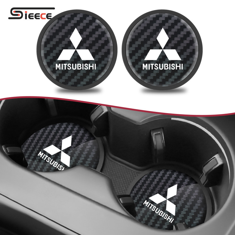 Sieece ฟิล์มกันรอยมือจับประตูรถยนต์ คาร์บอนไฟเบอร์ กันรอยประตูรถยนต์ สำหรับ Mitsubishi Mirage Triton Attrage Lancer Xpander