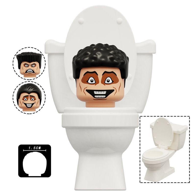 ใช้งานร่วมกับ Lego Toilet Man vs Monitor ตุ๊กตา Titan TV Man ลําโพง Man รูปใช้งานร่วมกับ Lego Toilet