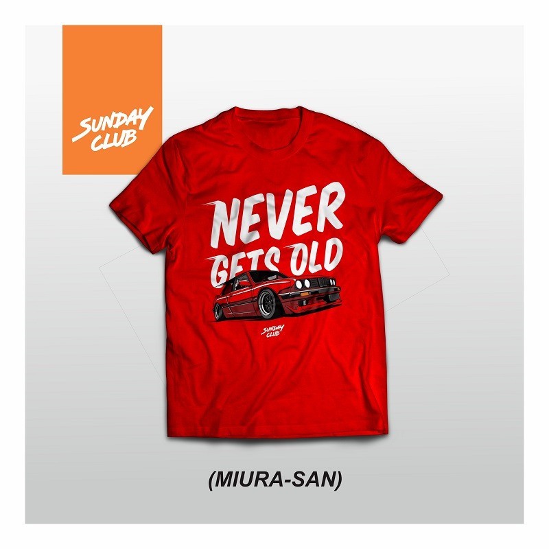 Sunday Club - เสื้อยืด Hot Wheels Bmw Pandem E30 M3 Miura ยานยนต์รถยนต์