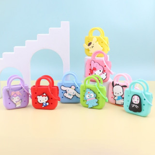 กระเป๋าใส่เหรียญ มีซิป ซิลิโคน มีหูหิ้ว พร้อมสายห้อย ลายน่าร…