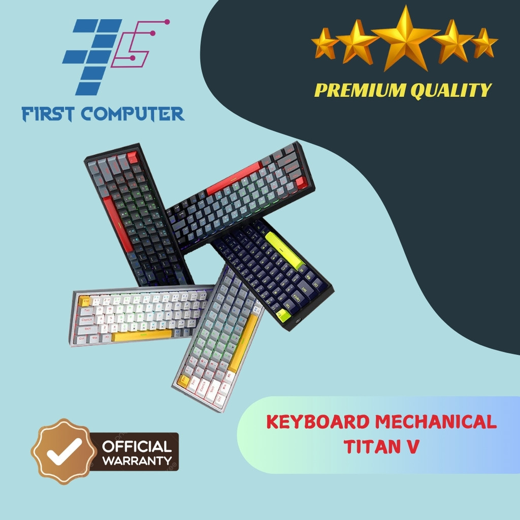 GAMEN Titan V All-New Titan Series Mechanical Gaming Keyboard Blue Sw