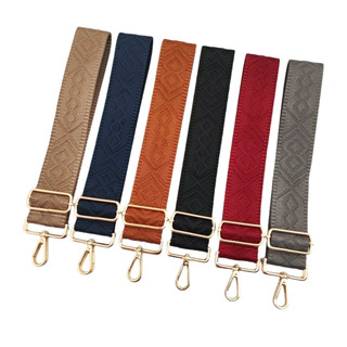 สายกระเป๋าหญิงสี 5 ซม. สายสะพายกว้างสีทึบปรับกระเป๋าเป้สะพาย…