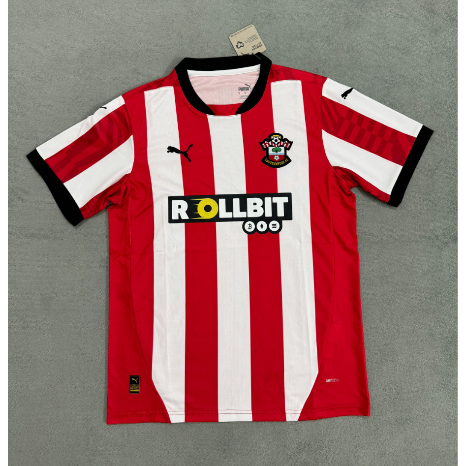แฟนๆ 24-25 Southampton Home Football T-shirts High Quality Jersey S-4XL
