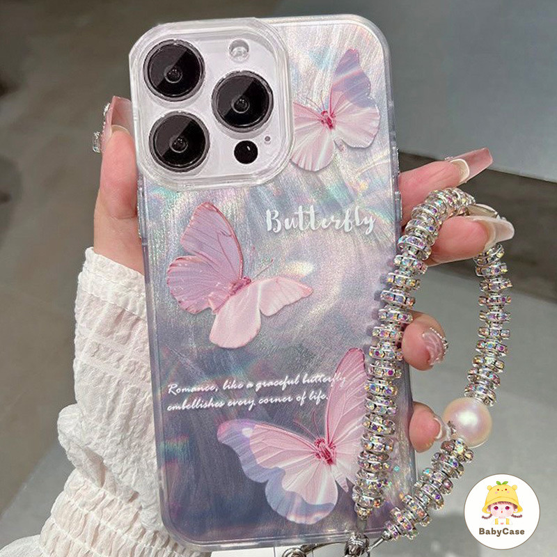 สร้อยข้อมือผีเสื้อหวานในฝัน เคสVIVO Y20 Y12 Y15 Y12S Y17s Y12S Y21 Y21s Y11 Y12i Y22 Y20i Y20S Y11s Y02A Y17 Y20A