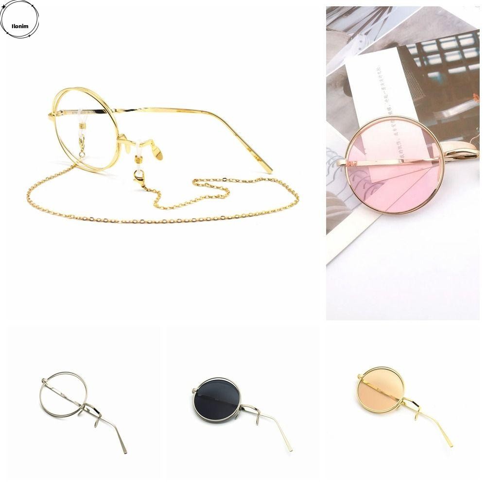 แว่นตา ILONIM Monocle, กระจก Cos อะนิเมะสไตล์ Steampunk, แฟชั่น Retro สไตล์อังกฤษ Punks แว่นตาด้านเดียว