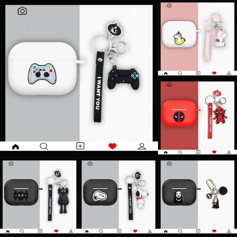 RY10 FOR airpods4 case / airpods 3 case Silicone Case Cover  series Dust-proof Protective Case for a