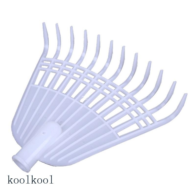 Kool Gardening Hand Rake เครื่องมือ 12 ฟัน Leaf Rake คราดหญ้าพลาสติกการเกษตร