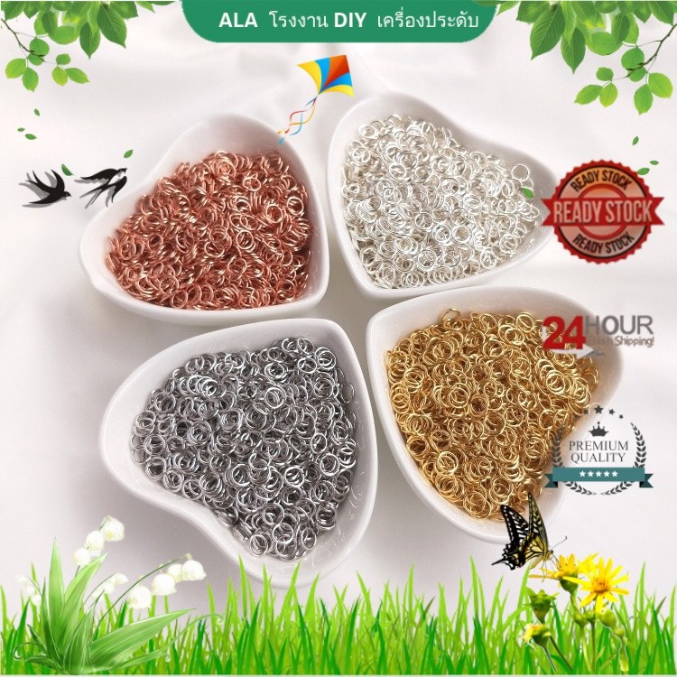 【 เครื่องประดับ DIY 】แหวนเงิน 18K ชุบทอง 18K แบบเปิด รูปตัว C สีขาว สีทอง สําหรับทําเครื่องประดับ แฮนด์เมด DIY[DIY/เครื่องประดับแฟชั่น/สร้อยคอแฟชั่น/สร้อยคอ/สร้อยข้อมือ/เครื่องประดับเกาหลี/วงกลม/แหวน]