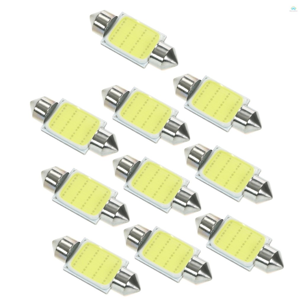 Yb อ่านหนังสือ lamp10 ชิ้น Festoon 36 มิลลิเมตร C5W COB LED สีขาวภายใน SMD หลอดไฟรถแหล่งกําเนิดแสงโด