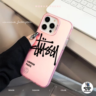 Fashion English Letter เคสไอโฟน11 13 16 ซิลิโคนนุ่มเคสโทรศัพท์ For IPhone 11 12 14 15 Pro MAX 8P 7Plus X XR XS เคสมือถือ