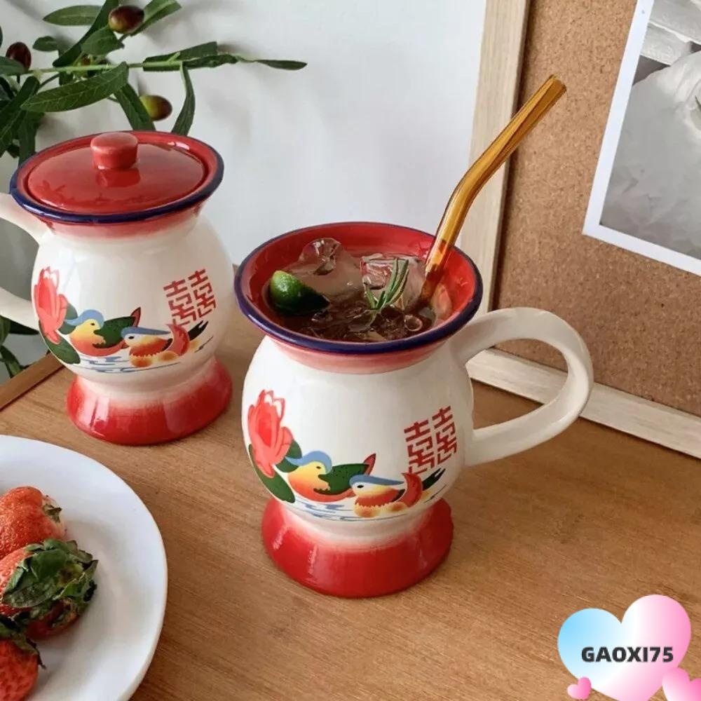 กากซ์75ถ้วยกาแฟ,บุคลิกภาพเลียนแบบเคลือบห้องหม้อแก้ว,ของขวัญตลกสร้างสรรค์ถ้วยปากแตร